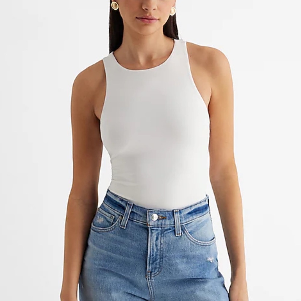 Express Body Contour Compression High Neck Bodysuit